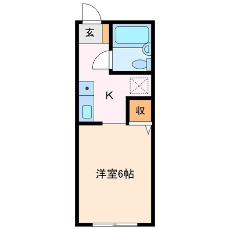 千代崎駅 徒歩12分 2階の物件間取画像